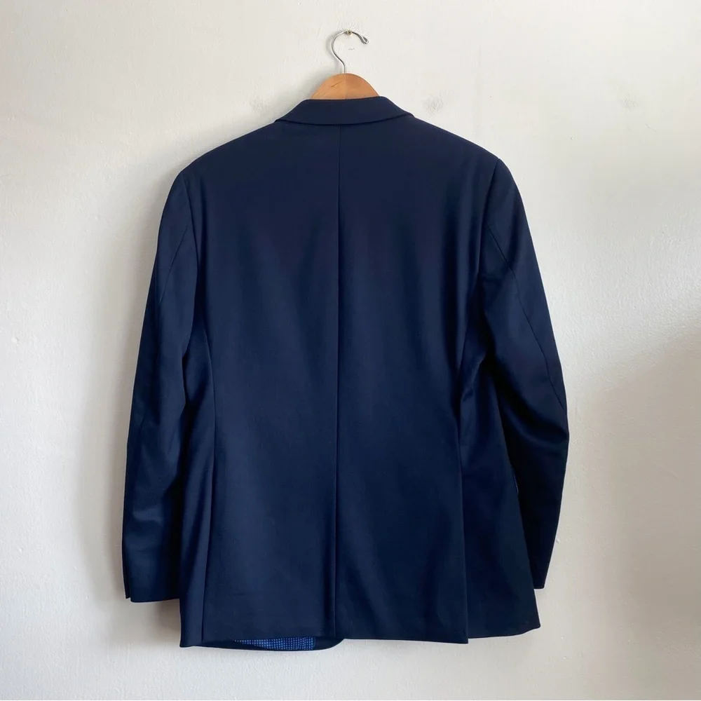 Michael Kors Men’s Navy Sport Coat Blazer Jacket Corporate Formal Wedding 38R